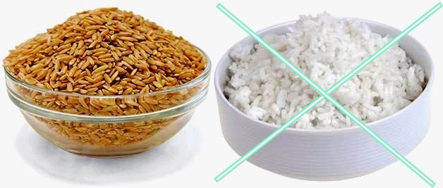 Comer arroz integral o arroz blanco Comer arroz integral o arroz blanco