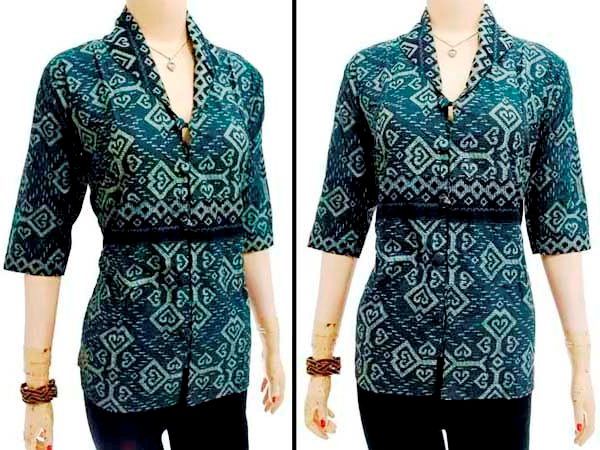 Model Blouse Batik Atasan Wanita Modern Untuk Kerja Model Blouse Batik Atasan Wanita Modern Untuk Kerja