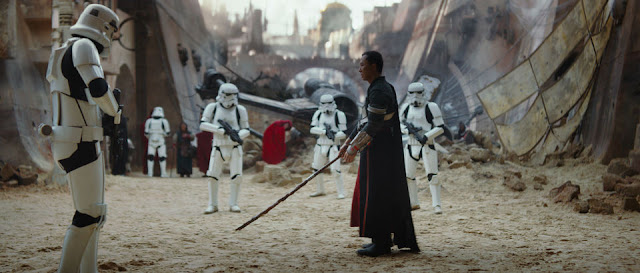 Donnie Yen en una escena de Rogue One: Una Historia de Star Wars