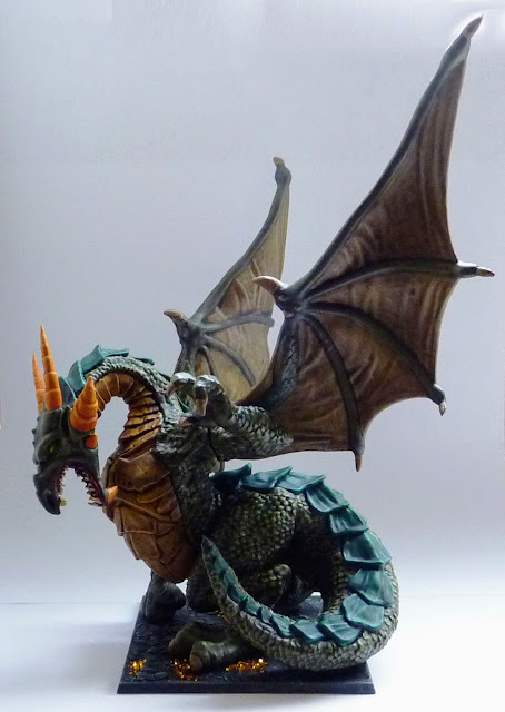 Karrathor the Unbroken - Dragon from Tyrant of Halpi expansion for Mantic's Dungeon Saga