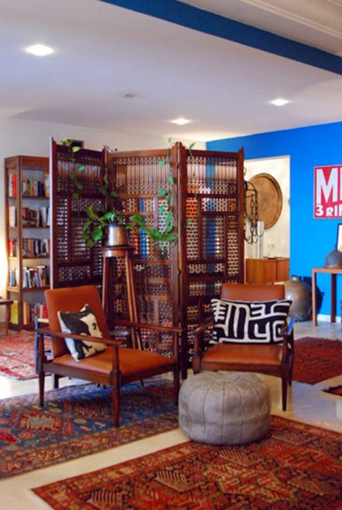 Die-Wohngalerie: Farbkräftige Teppiche als Einrichtungsleitfaden