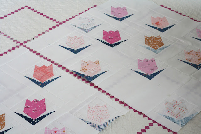 Tulip Quilt by Wooden Spoon Quilts