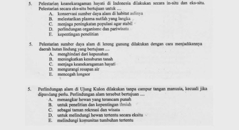 Pelestarian hutan dapat dilakukan dengan cara a fertilisasi b renovasi c reboisasi d konservasi