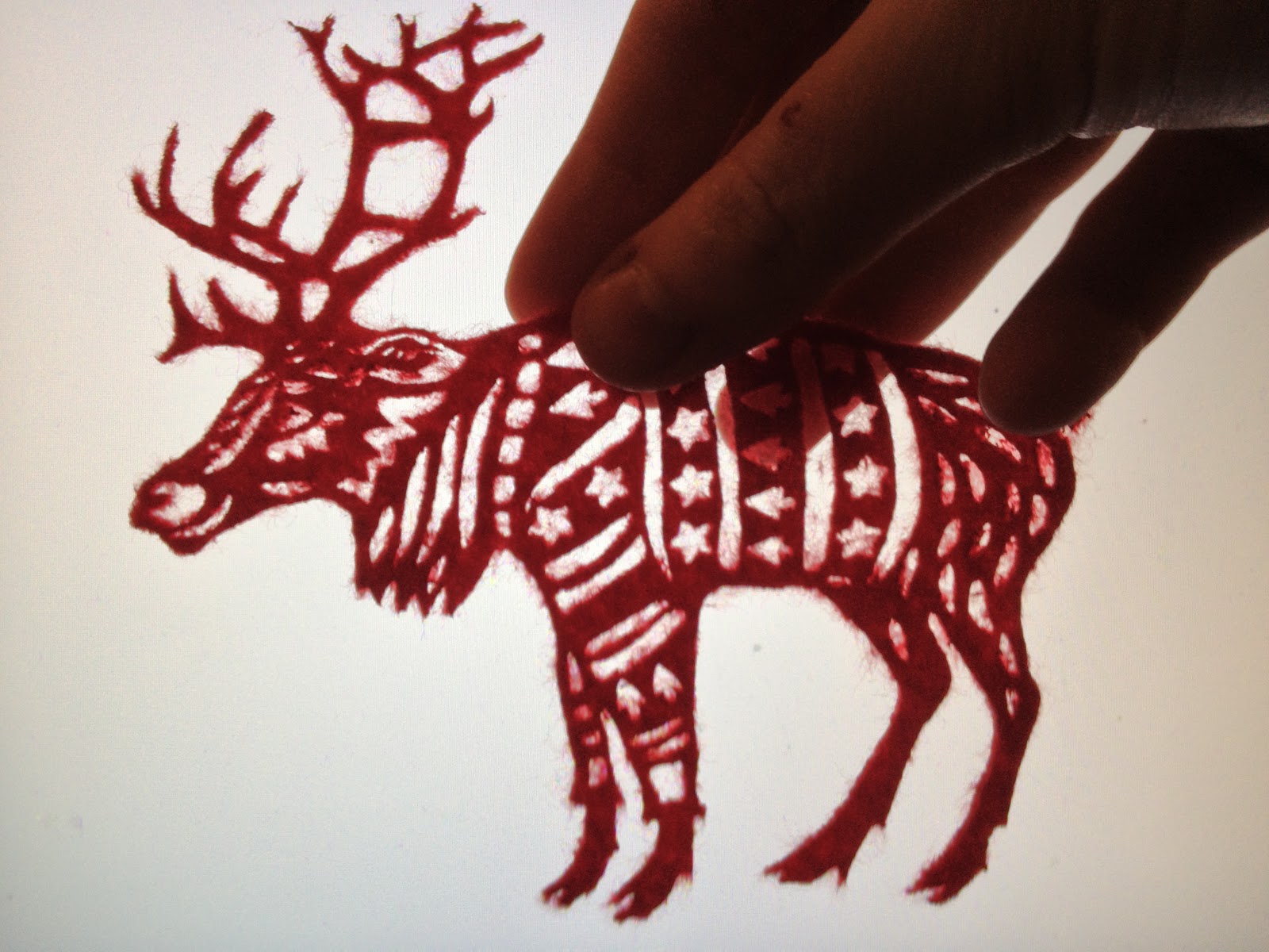 Home to Roost. Sneak peak at laser cut christmas decorations.
