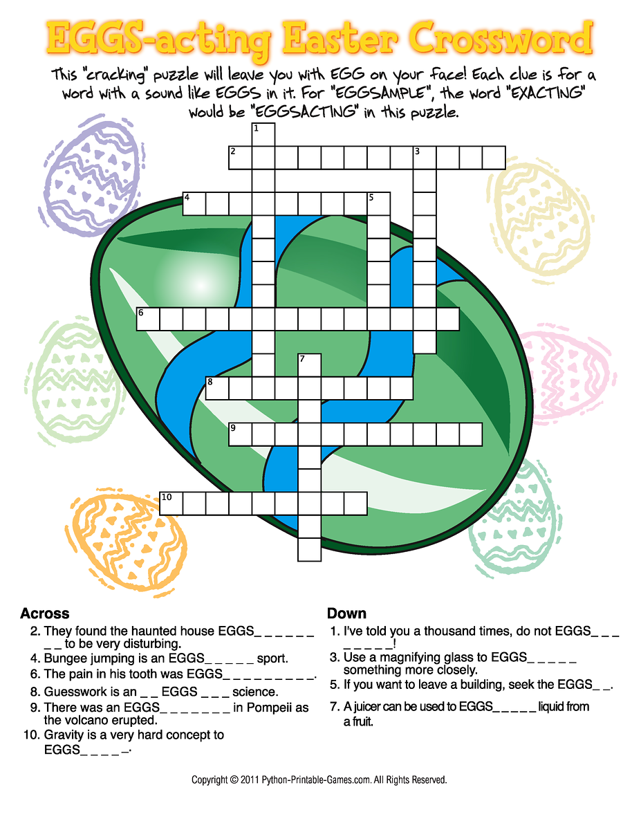Top 5 Easter Crosswords