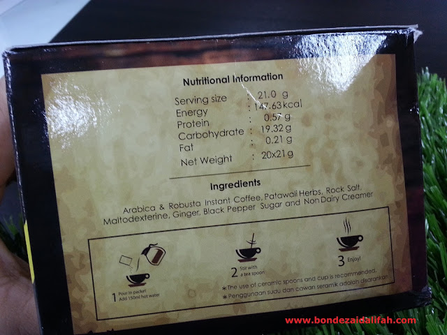 MILAGRO COFFEE MINUMAN KESIHATAN BERASASKAN HERBA PATAWALI