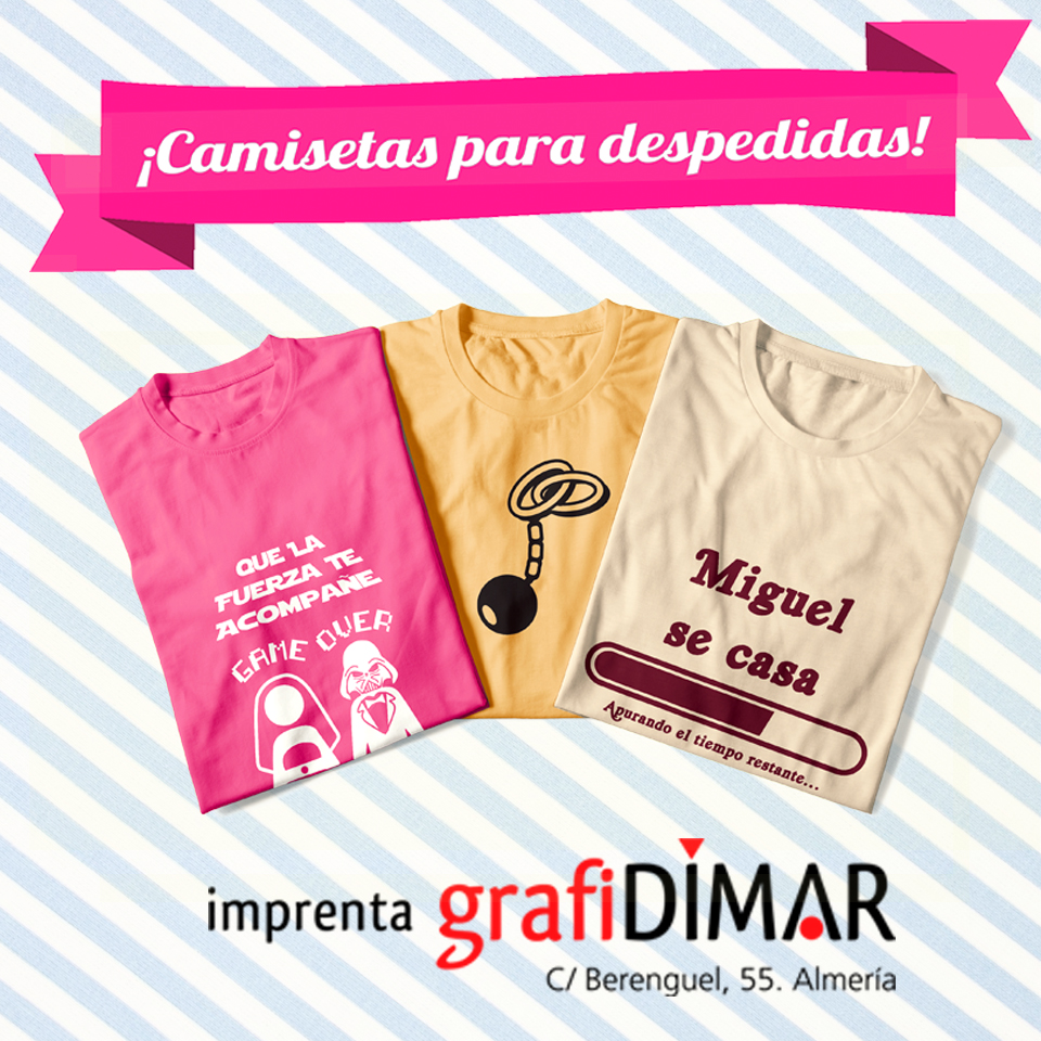 CAMISETAS DESPEDIDAS DE SOLTEROS EN ALMERÍA