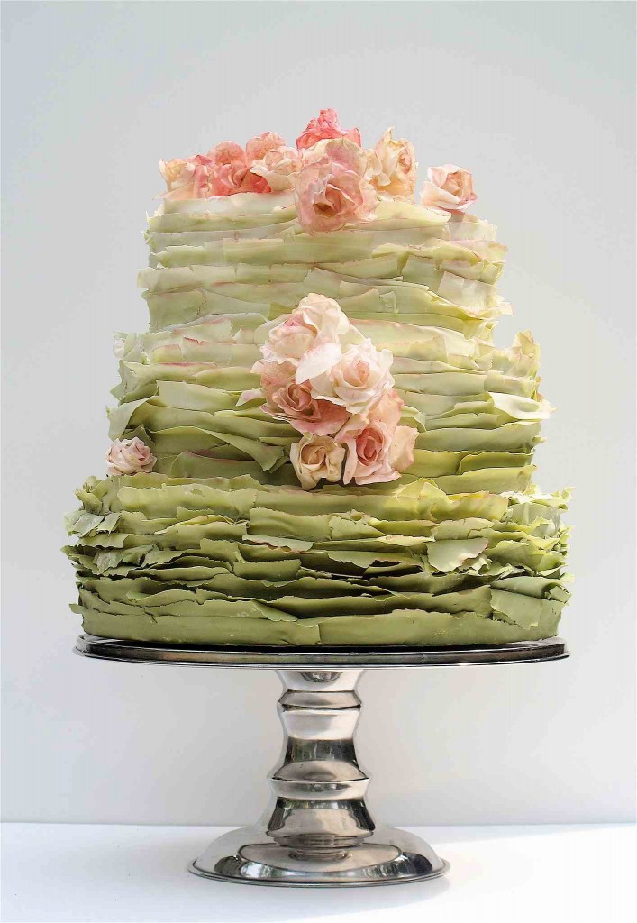 Affection for Detail { New Trend } Ombre Ruffle Cakes