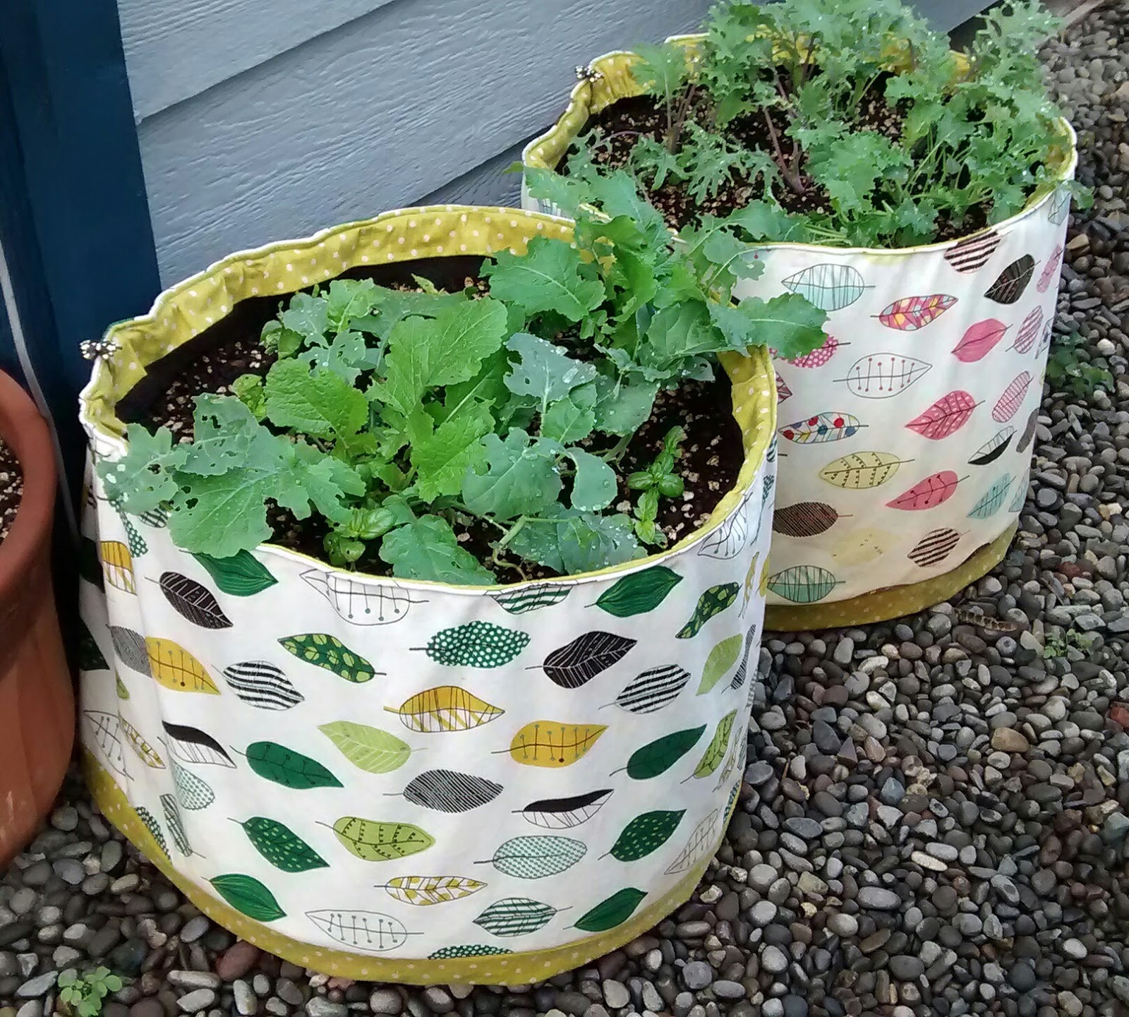 CynthiaParkhill Planter slipcovers from fabric