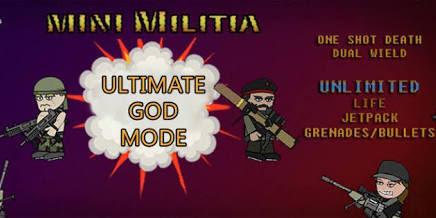 Mini Militia God Mod Apk 2022 (No Root)- Unlimited everything 