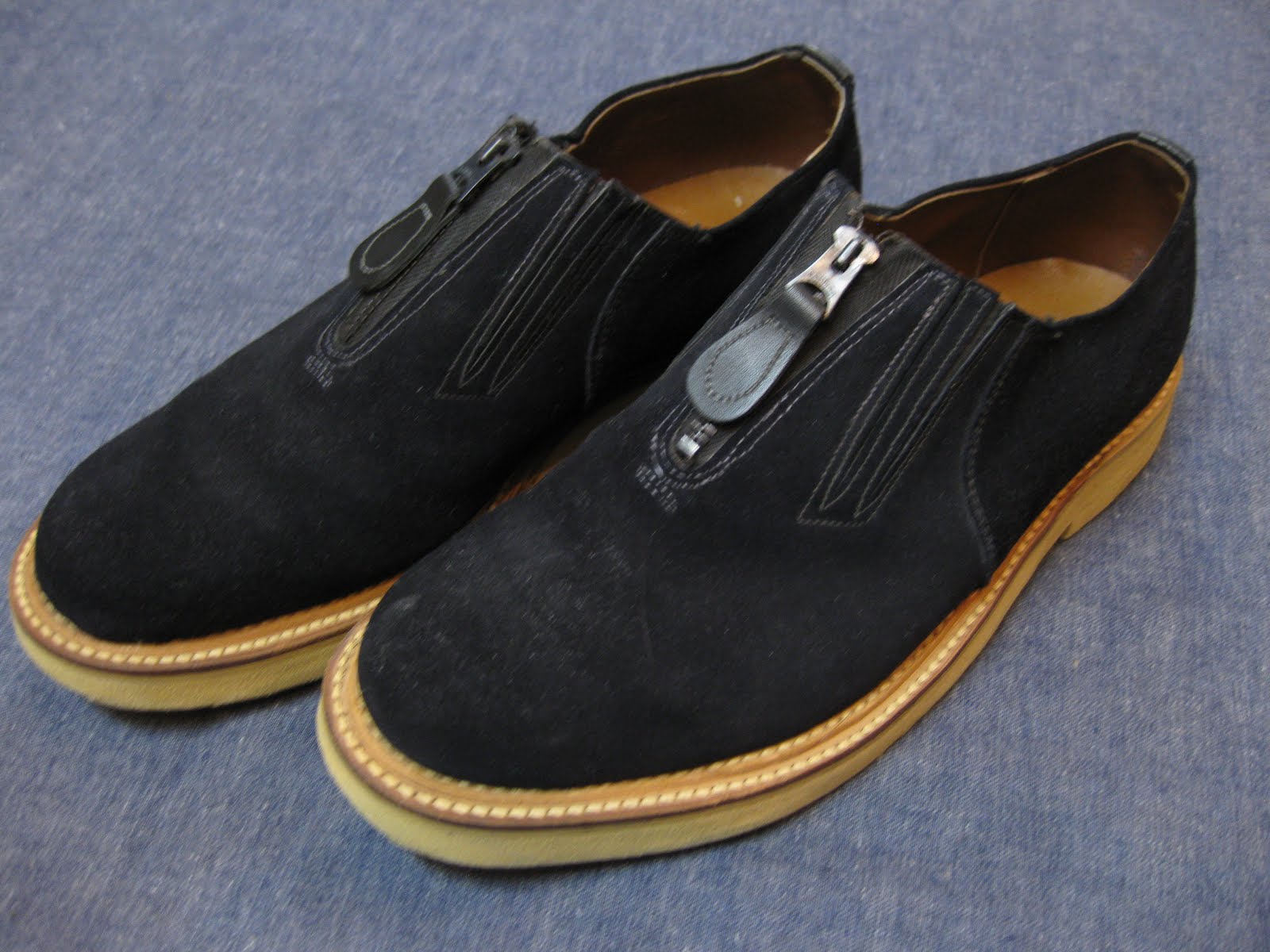 50's　BLUE　SUEDE　SHOES　　　　　　　　　　　　　　　ダブル コバ　　　　　　　　　　　　　　　ENDICOTT　JOHNSON　CO.　　　　　　　　　　　　　　　　SOLD