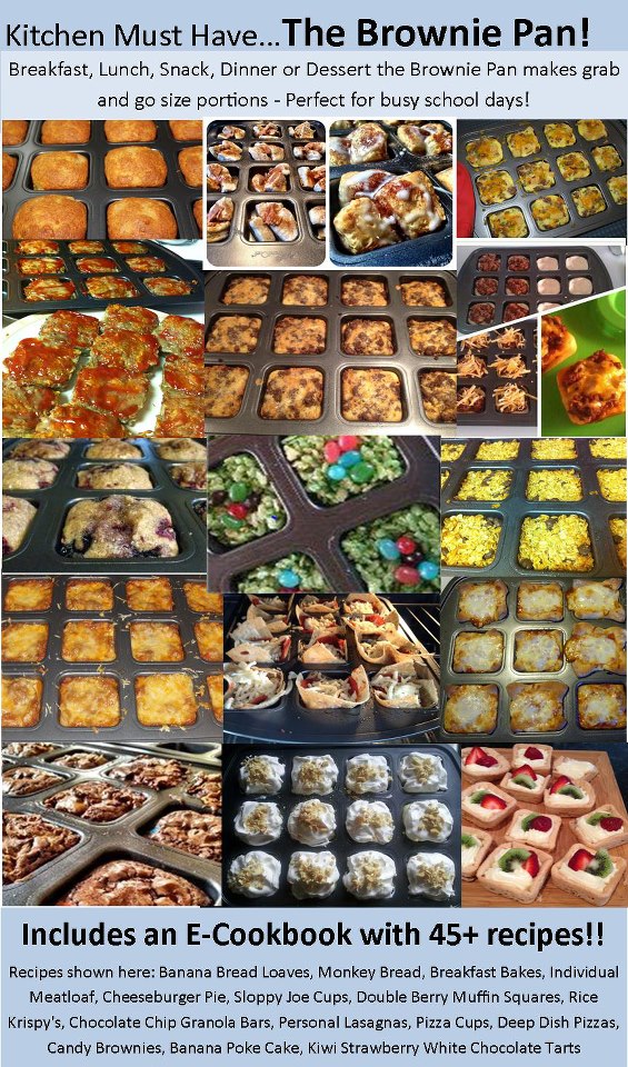 Pampered Chef Brownie Pan Recipe Booklet Bryont Blog