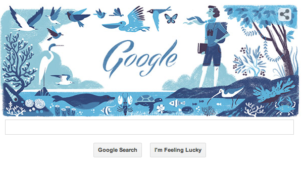 Rachel Louise Carson Google Doodle