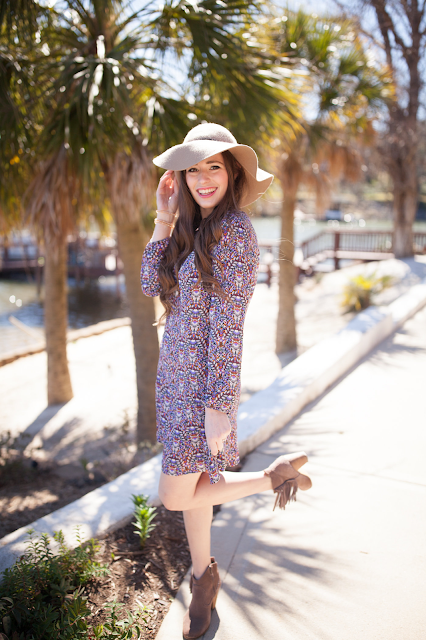 Palm Trees + Paisley Dress. | Southern Belle in Training