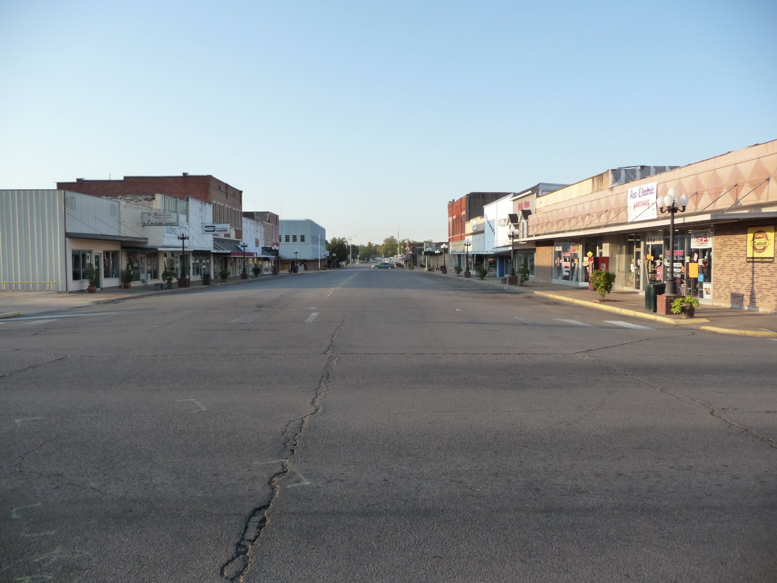 seniors walking across america DAY 237; HUGO BOSWELL, OKLAHOMA