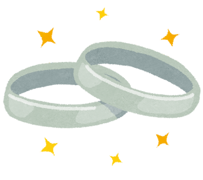 ペアリング・結婚指輪のイラスト