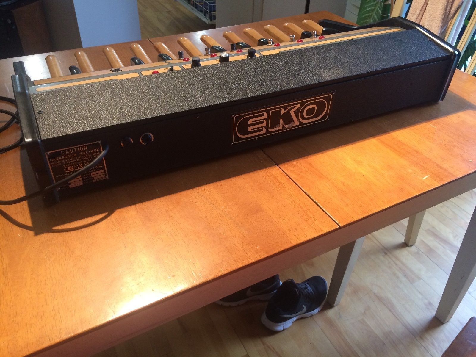 MATRIXSYNTH VINTAGE EKO BASS FOOT PEDALS K3 ANALOG BASS SYNTHESIZER
