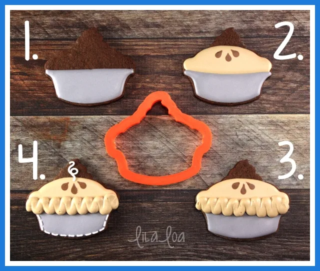 How to make decorated sugar cookies that look like pie