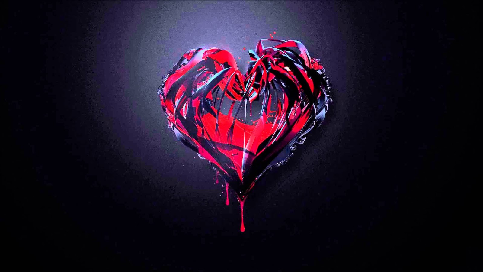 Tải hình nền trái tim tình yêu 3D đẹp nhất hiện nay
