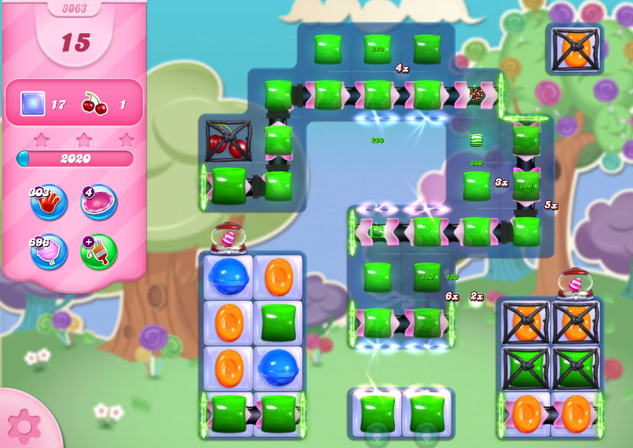 Candy Crush Saga level 3063 Candy Crush Saga level 3063