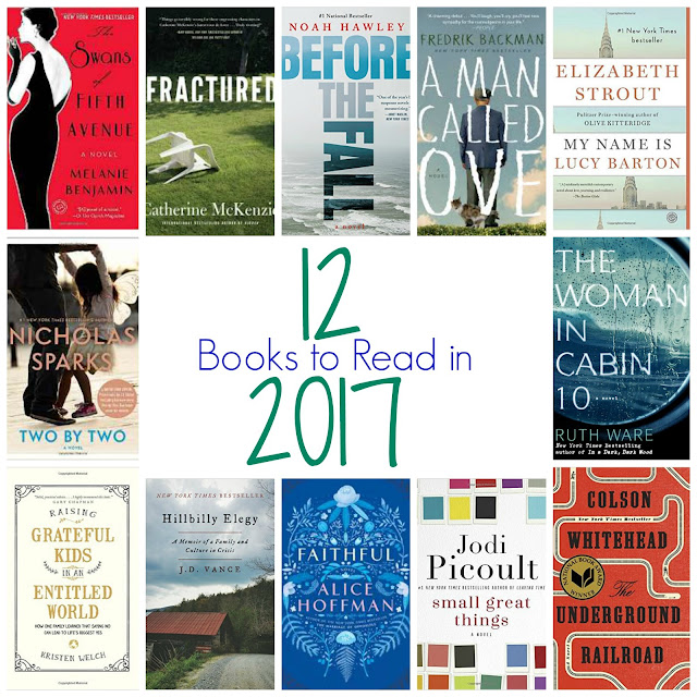 12 Books to Read in 2017 || The Chirping Moms