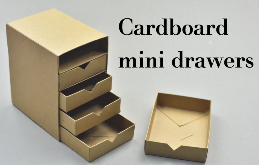 Top Inspirasi 16 Kerajinan Tangan Laci Dari Kardus