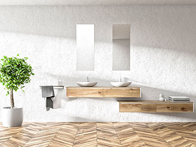 nowoczesna łazienka w skandynawskim stylu