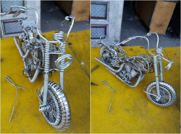 52-Year-Old Filipino Driver Creates Stunning Artwork By Using Aluminum Wires