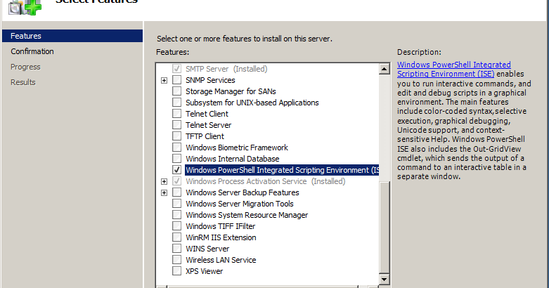 Suhail Cloud Install PowerShell ISE In Windows Server 2008 R2