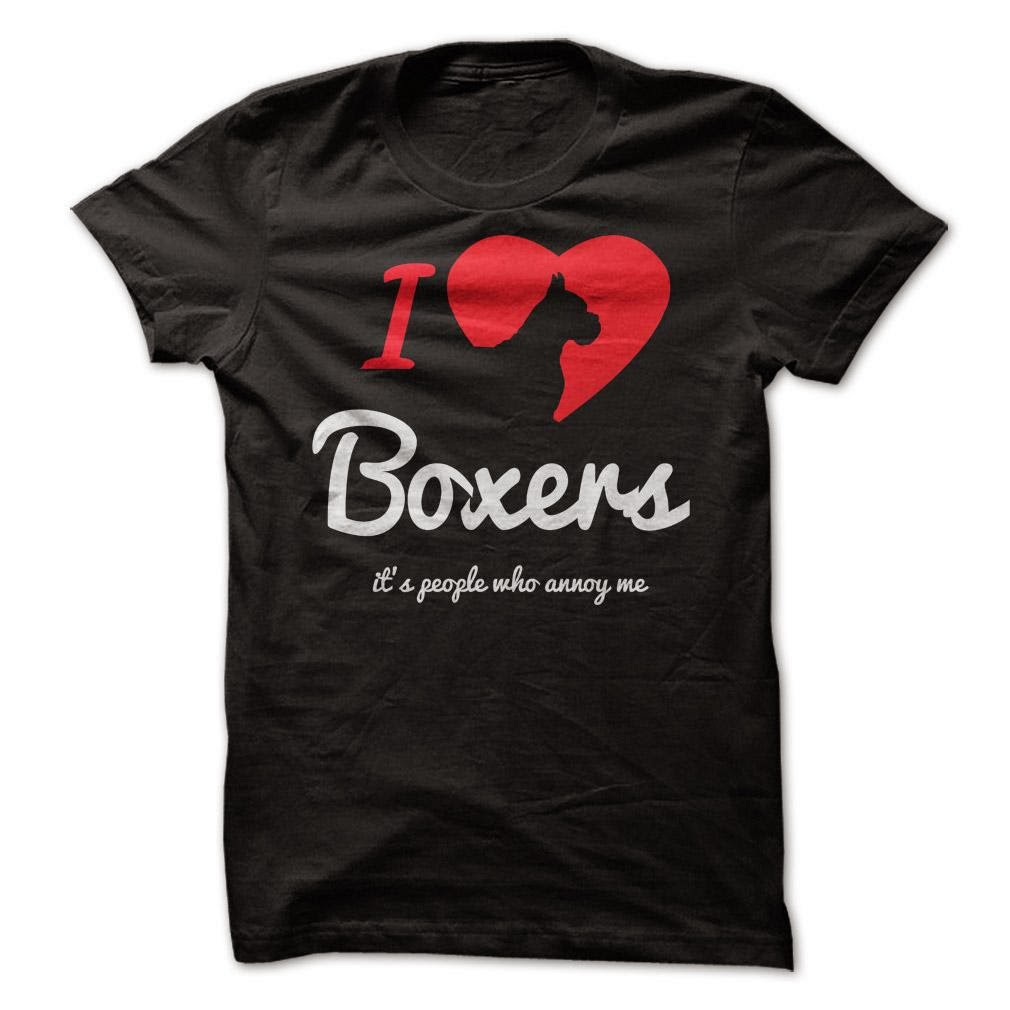 I love Boxers T-shirt For Guys