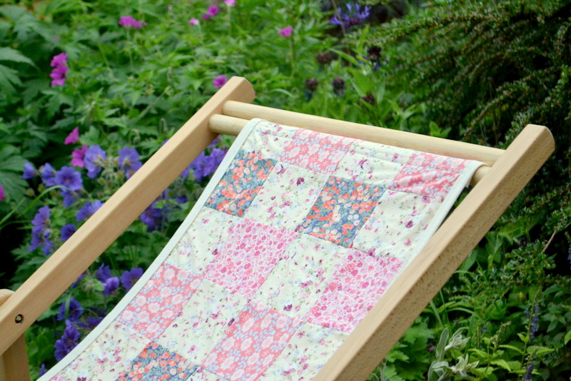 Upcycled Patchwork Deck Chair Cover