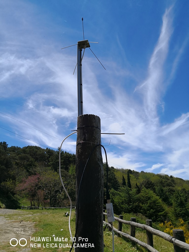 Radiosonde reception at 896 meters s.l.m.