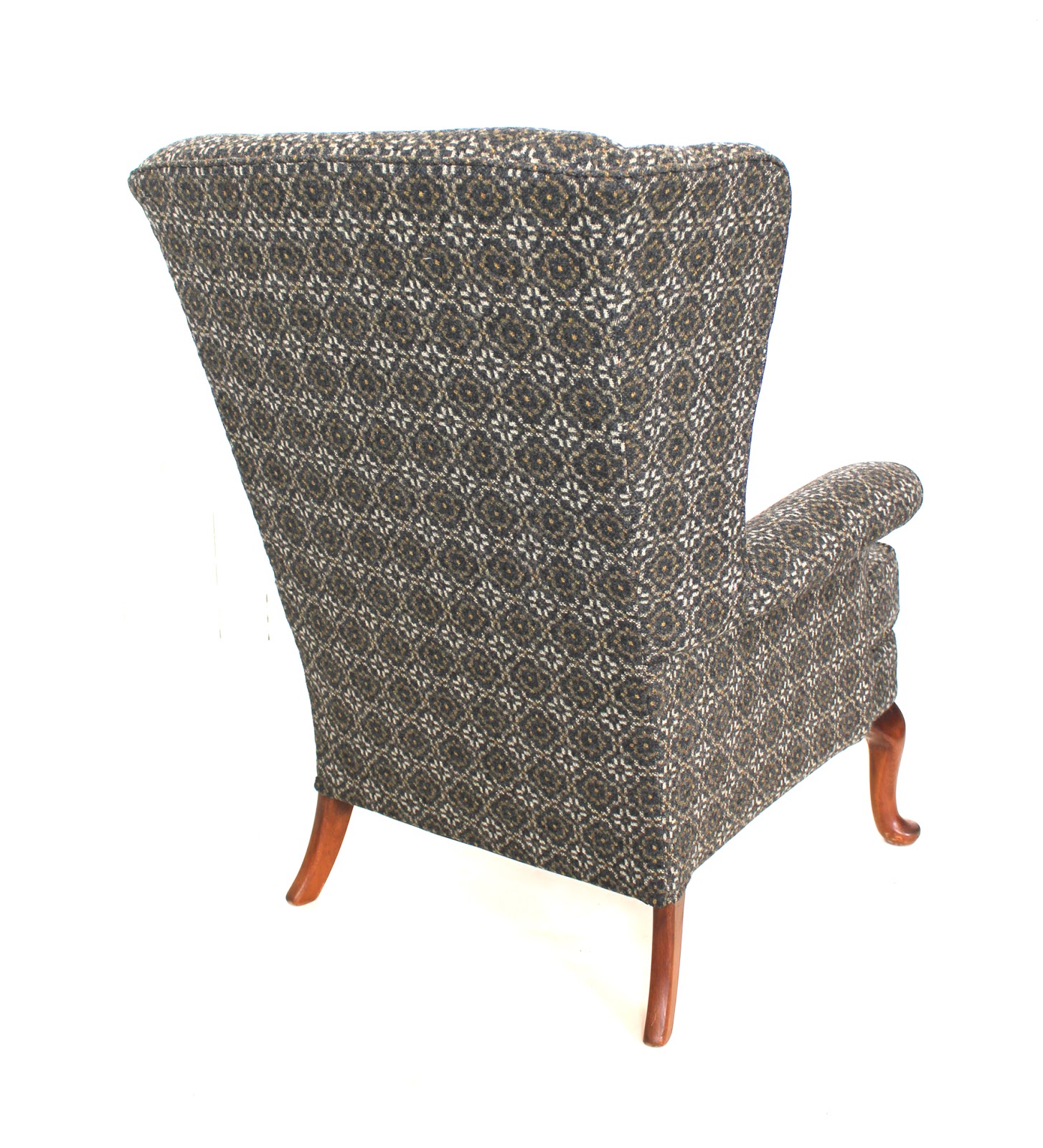mick sheridan upholstery parker knoll armchair in melin tregwynt
