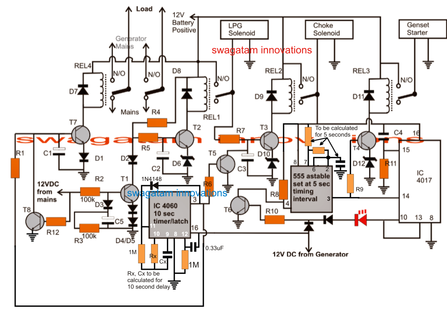 Automatic Transfer Switch (ATS) Circuit