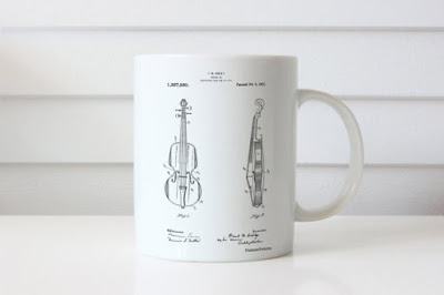 Coolest Cups For You Violin Patent Cup