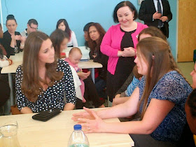 THE DUCHESS OF CAMBRIDGE VISIT WOOLWICH