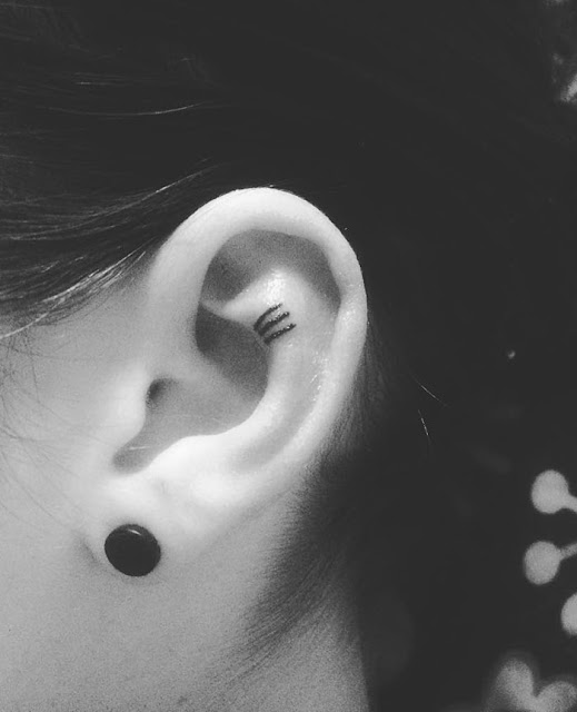 Tatuagens para as orelhas Tatuagens para as orelhas
