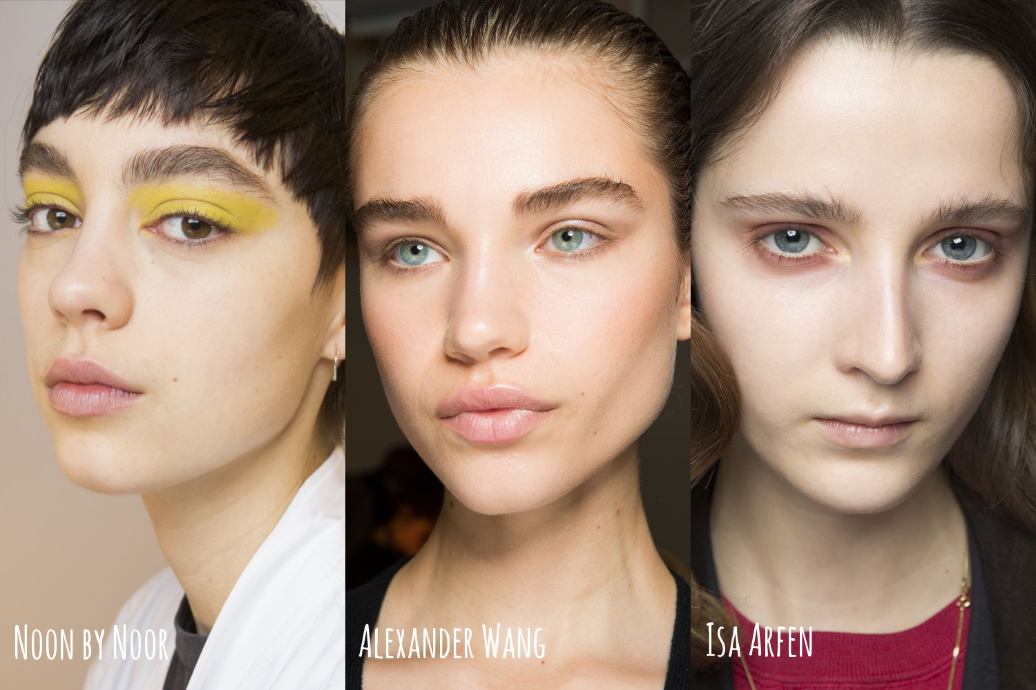 Fall 2018 Hottest best Makeup Trends runways trend liz breygel january girl Au Jour Le Jour Elisabetta Franchi Bora Aksu Kate Spade Emporio Armani, Tom Ford Carolina Herrera makeup