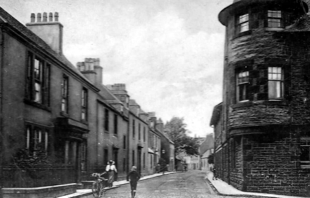 Tour Scotland Old Photograph Kirk Street Campbeltown Scotland