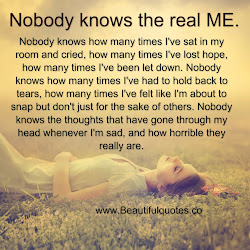nobody knows quotes cried