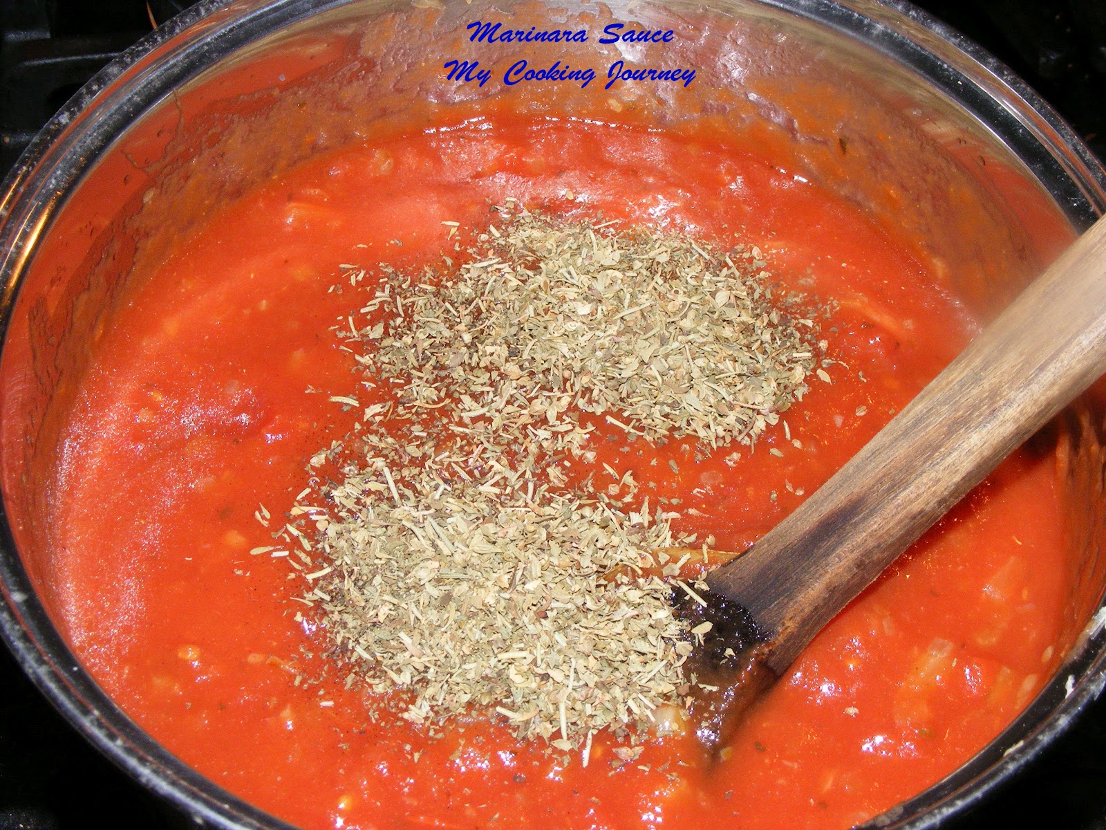 Marinara Sauce My Cooking Journey