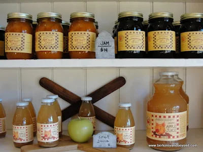 jams and juices at Farmhouse Mercantile in Boonville, California