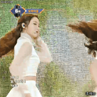 180201 엠카운트다운 오마이걸 지호.gif | 인스티즈