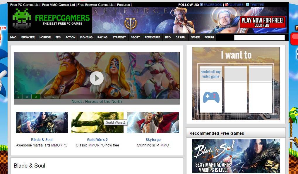 Online Gaming Reviewed  The best free games websites