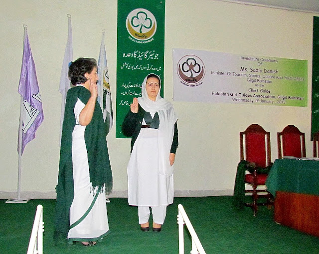Pictures Folder of Gilgit Baltistan Sadia Danish sworn in as Chief