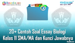 Lengkap - 20+ Contoh Soal Essay Biologi Kelas 11 SMA/MA dan Kunci Jawabnya Terbaru Lengkap - 20+ Contoh Soal Essay Biologi Kelas 11 SMA/MA dan Kunci Jawabnya Terbaru