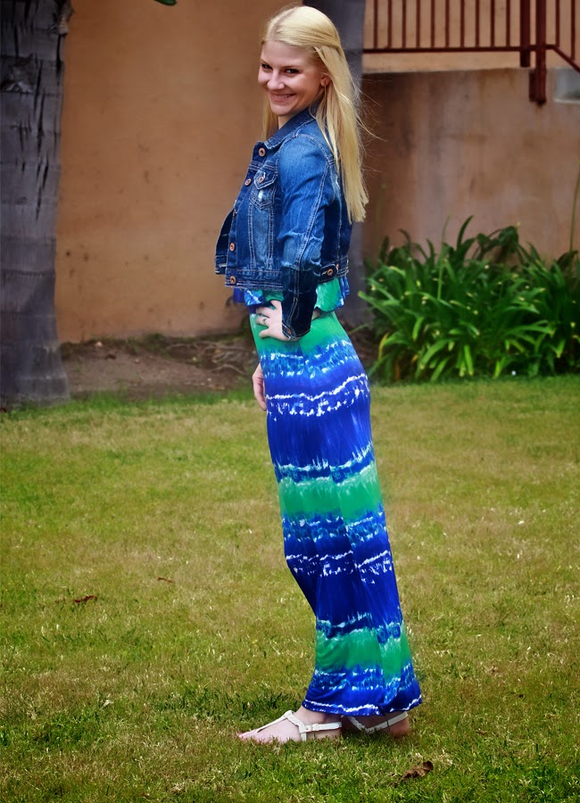 Stylish Outfit: Watercolor Maxi Dress — Stylelista Confessions