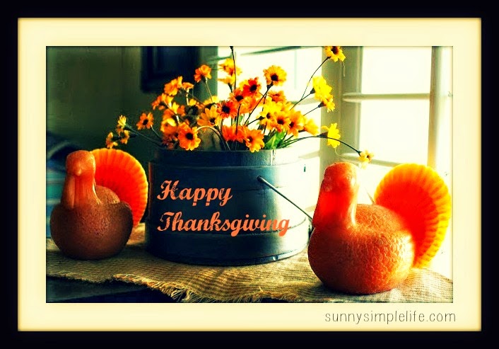 Sunny Simple Life: Happy Thanksgiving