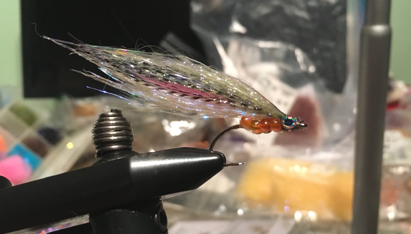Rainbow trout/salmon sac fry/parr pattern Matt Supinski's Gray Drake