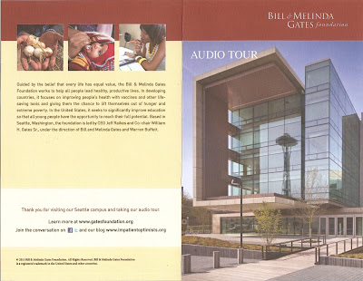 Gates Foundation Audio Tour Brochure